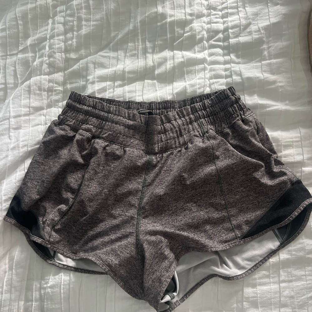Lululemon Grey Hotty Hot Shorts